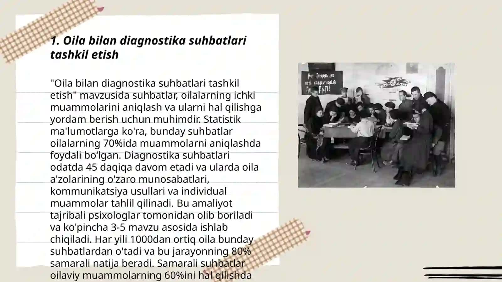 Oila bilan diagnostika suhbatlari tashkil etish 3
