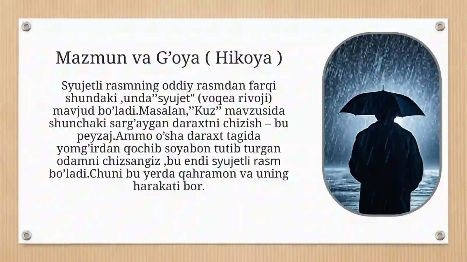 Syujetli rasm chizish 3