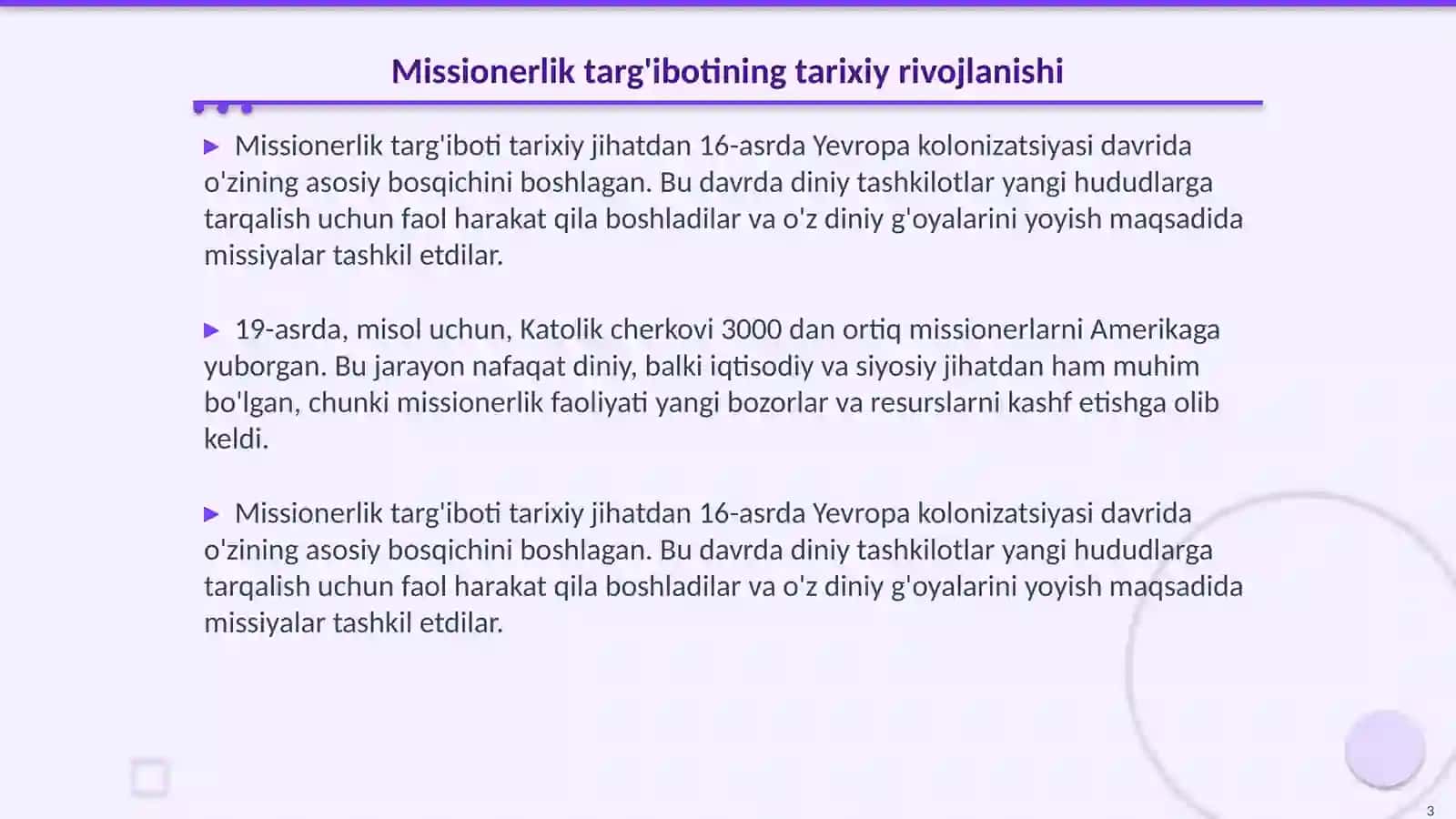 Missionerlik targ'ibotida uslub va vositalarning zamonaviylashuvi: kebir makonda mafkuraviy tahditlar 3