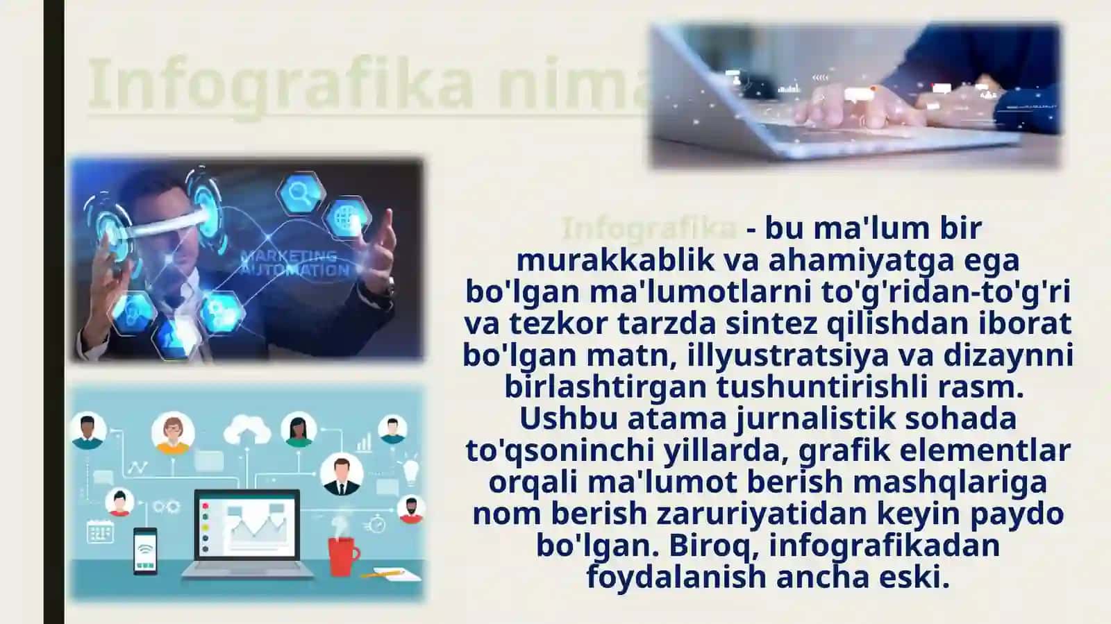 INFOGRAFIKANI
YARATISH
TEXNOLOGIYALARI. 3