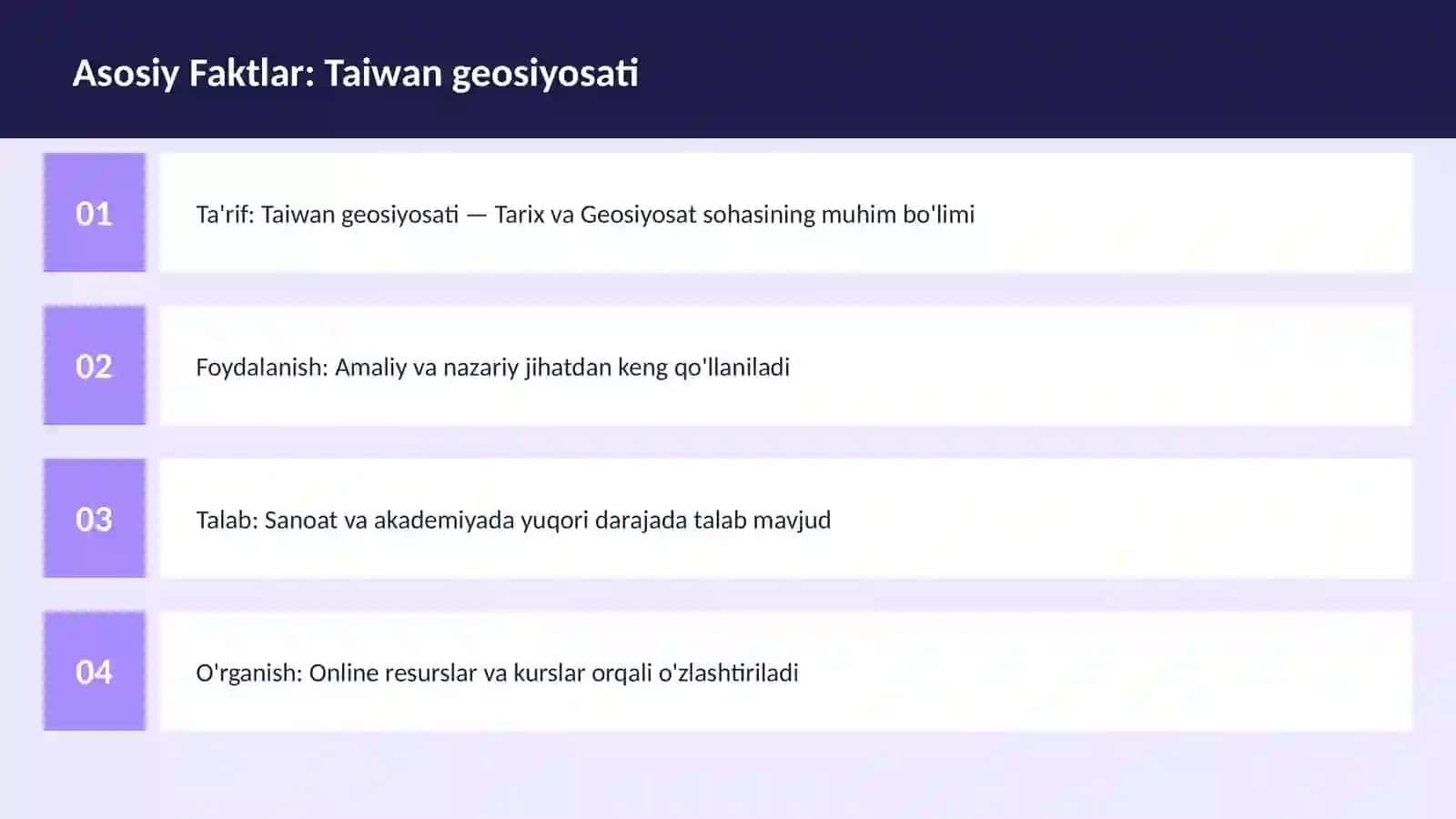 Taiwan geosiyosati 3
