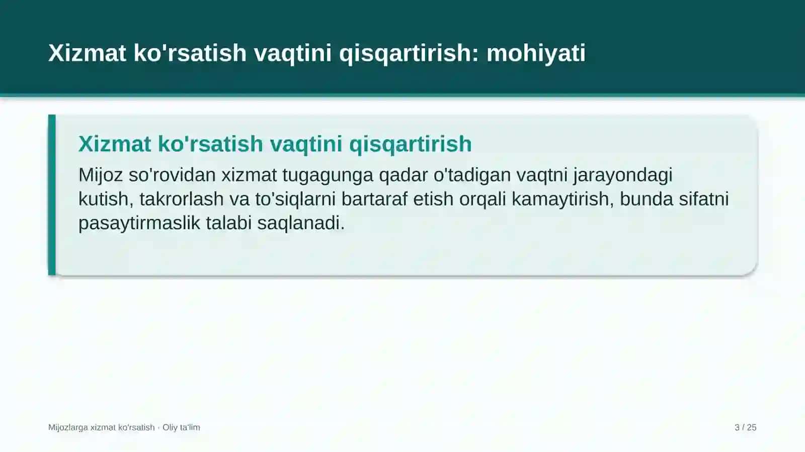 sog'liqni saqlash tizimida xizmat ko'rsatish vaqtini qisqartirish 4216 3