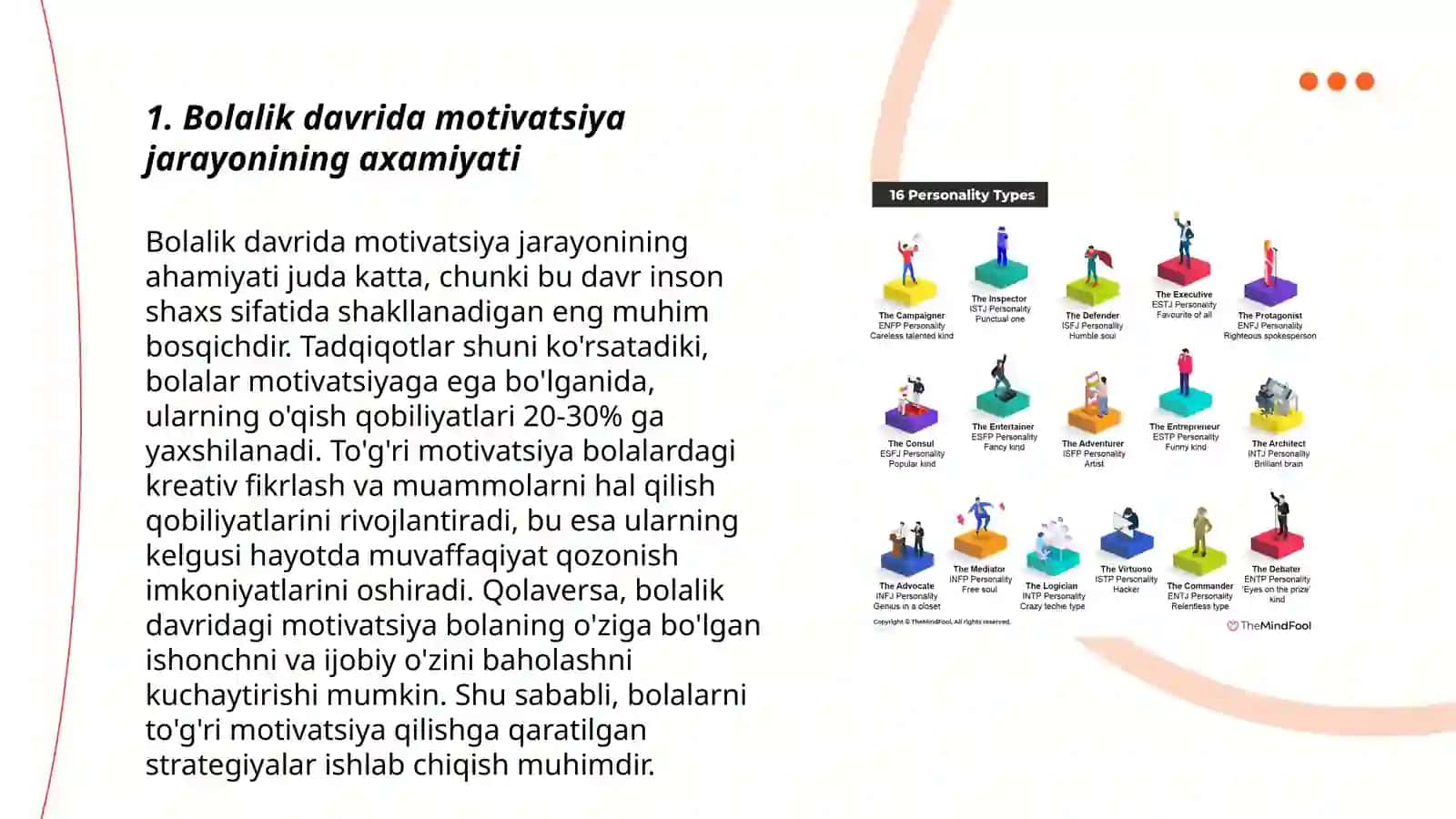 Bolalik davrida motivatsiya jarayonining axamiyati 3