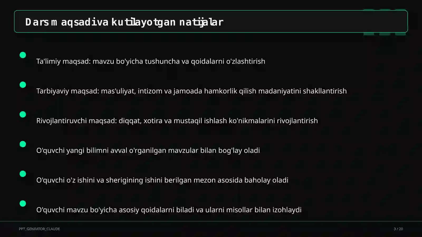Rus tilida fe'l turlari: tugallangan va tugallanmagan (6-sinf) 3