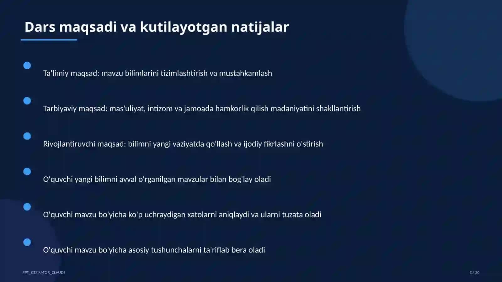 Ahmad Yugnakiy: Hibatul haqoyiq (7-sinf) 3
