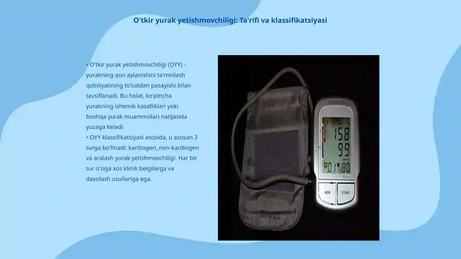 Ichki kasalliklar - O'tkir yurak yetishmovchiligi 3