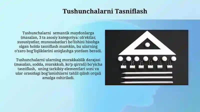 Tushunchalarni bo'lishining maqsadi va tuzilishi 3