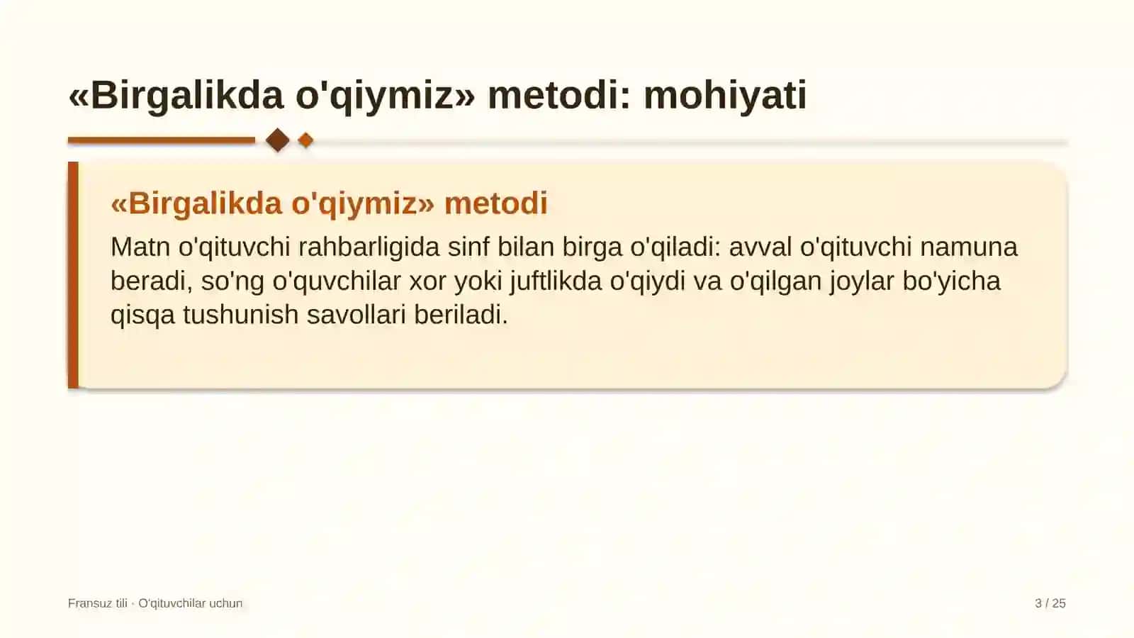fransuz tili darslarida birgalikda o'qiymiz metodidan foydalanish 2298 3