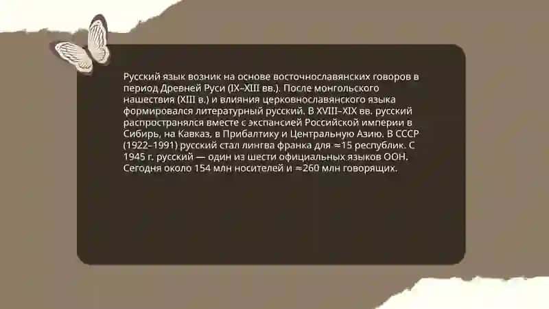 Русский язык 3