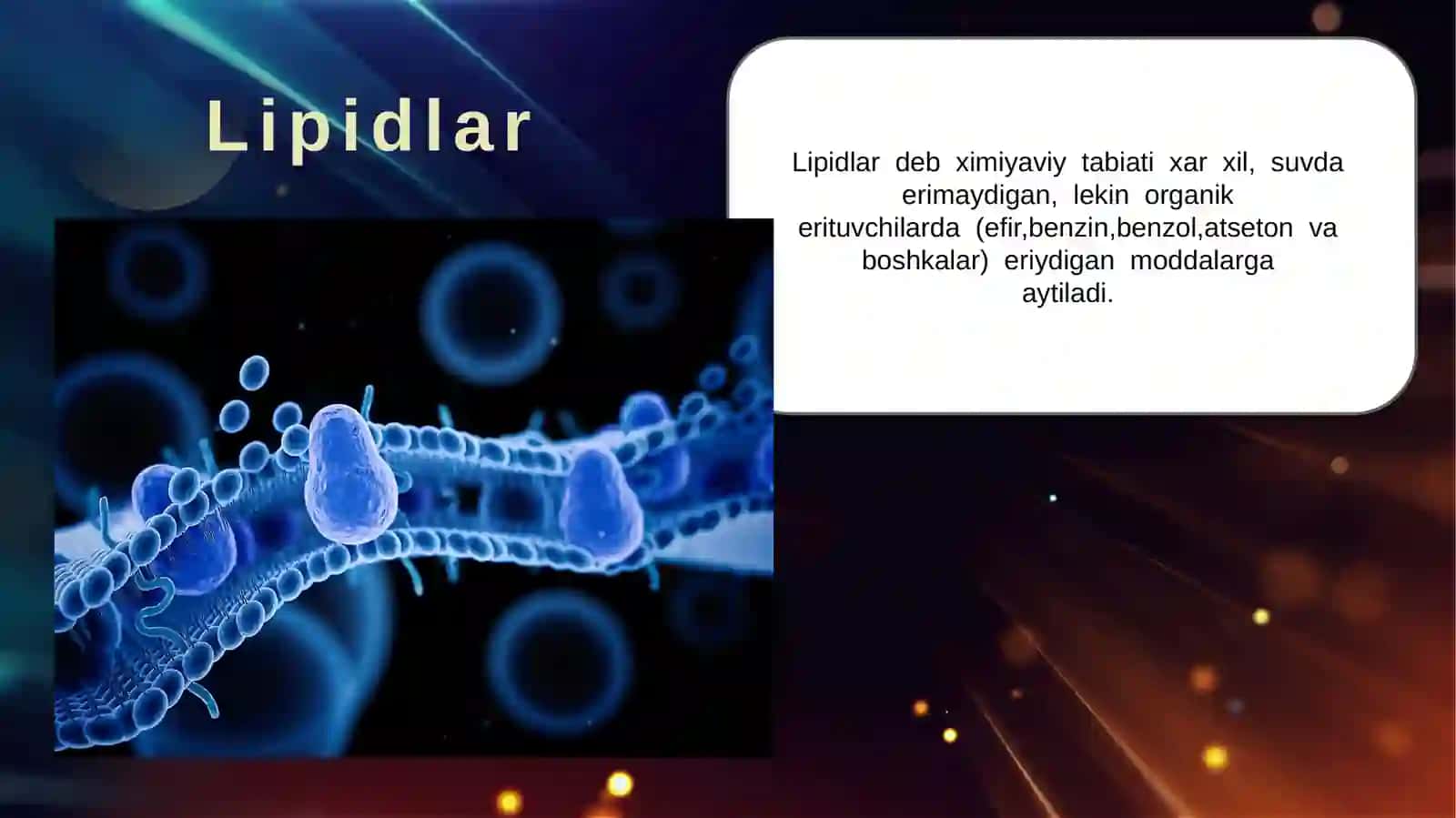 Sovunlanadigan lipidlarning tibbiy-biologika hamiyati(bioximiya) 3