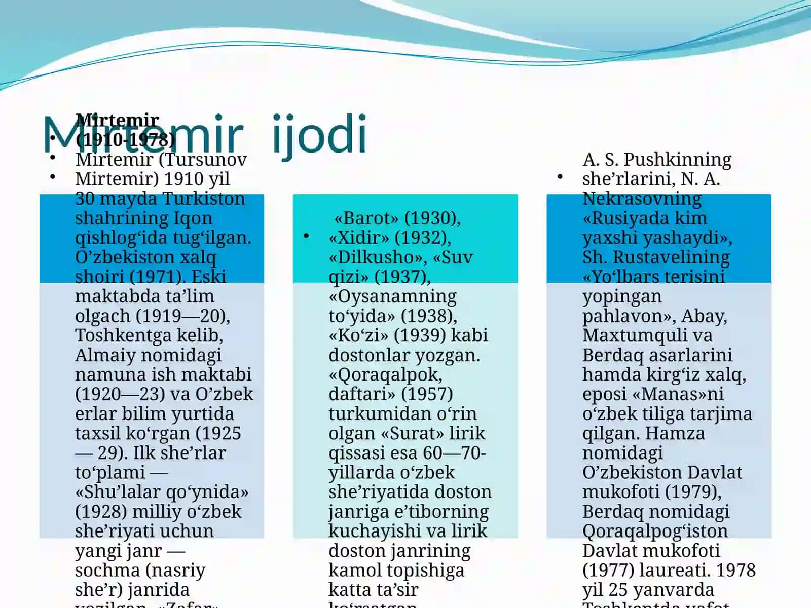 Mirtemir hayoti va ijodi 3
