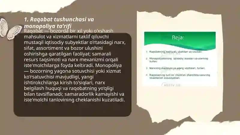 Raqobat va monopoliya 3