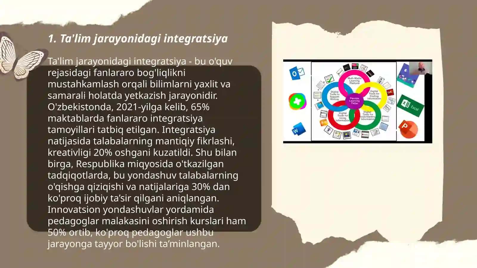 Ta'lim jarayonidagi integratsiya 3
