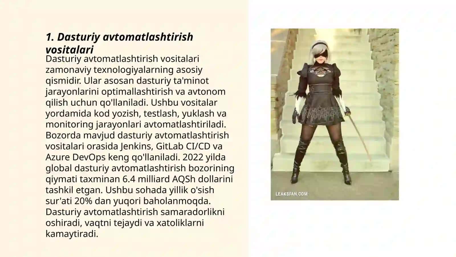 Dasturiy avtomatlashtirish vositalari 3