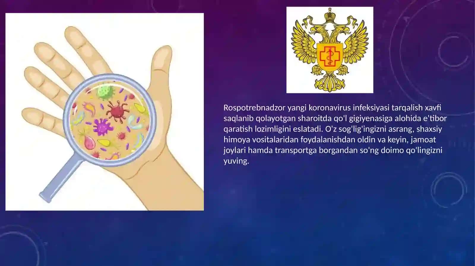 Toza qo'llar gigiyenasi va infeksiyalar profilaktikasi 3
