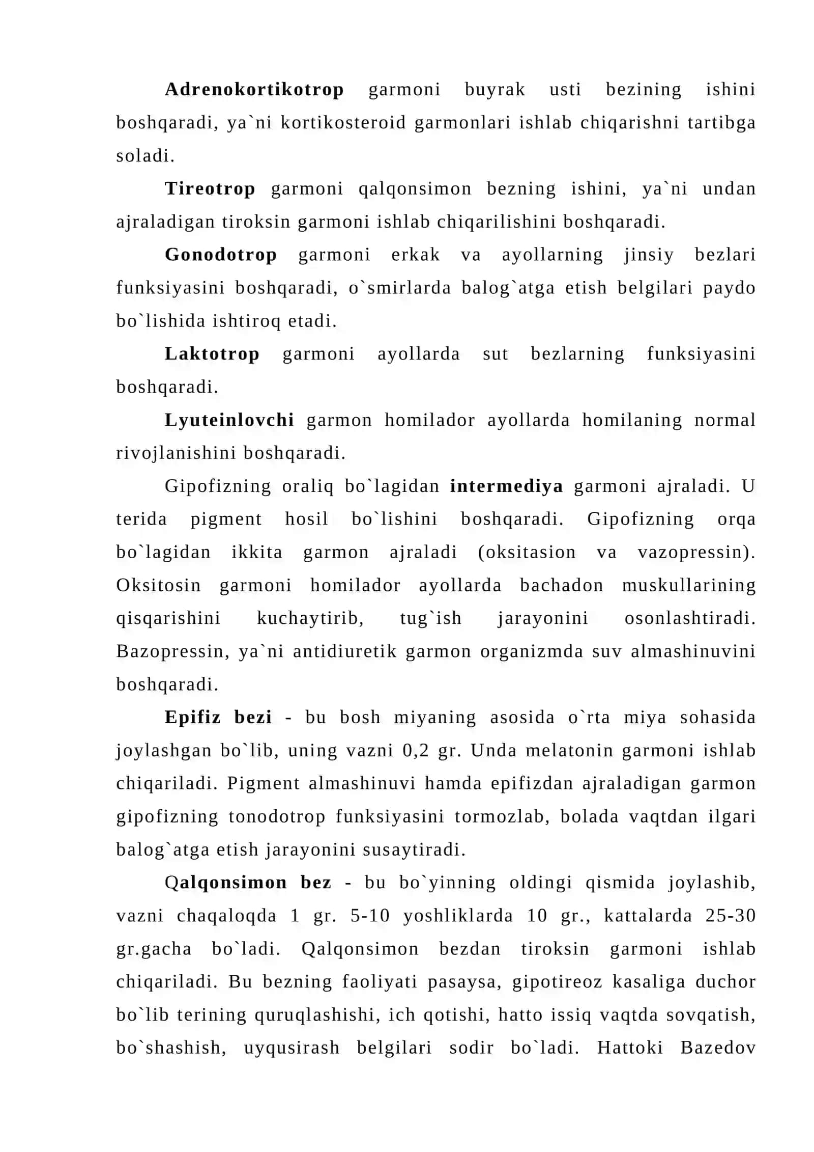 Ichki sеkrеsiya bеzlаri. Hаzm qilish оrgаnlаri hаmdа mоddа vа enеrgiya аlmаshinuv 3