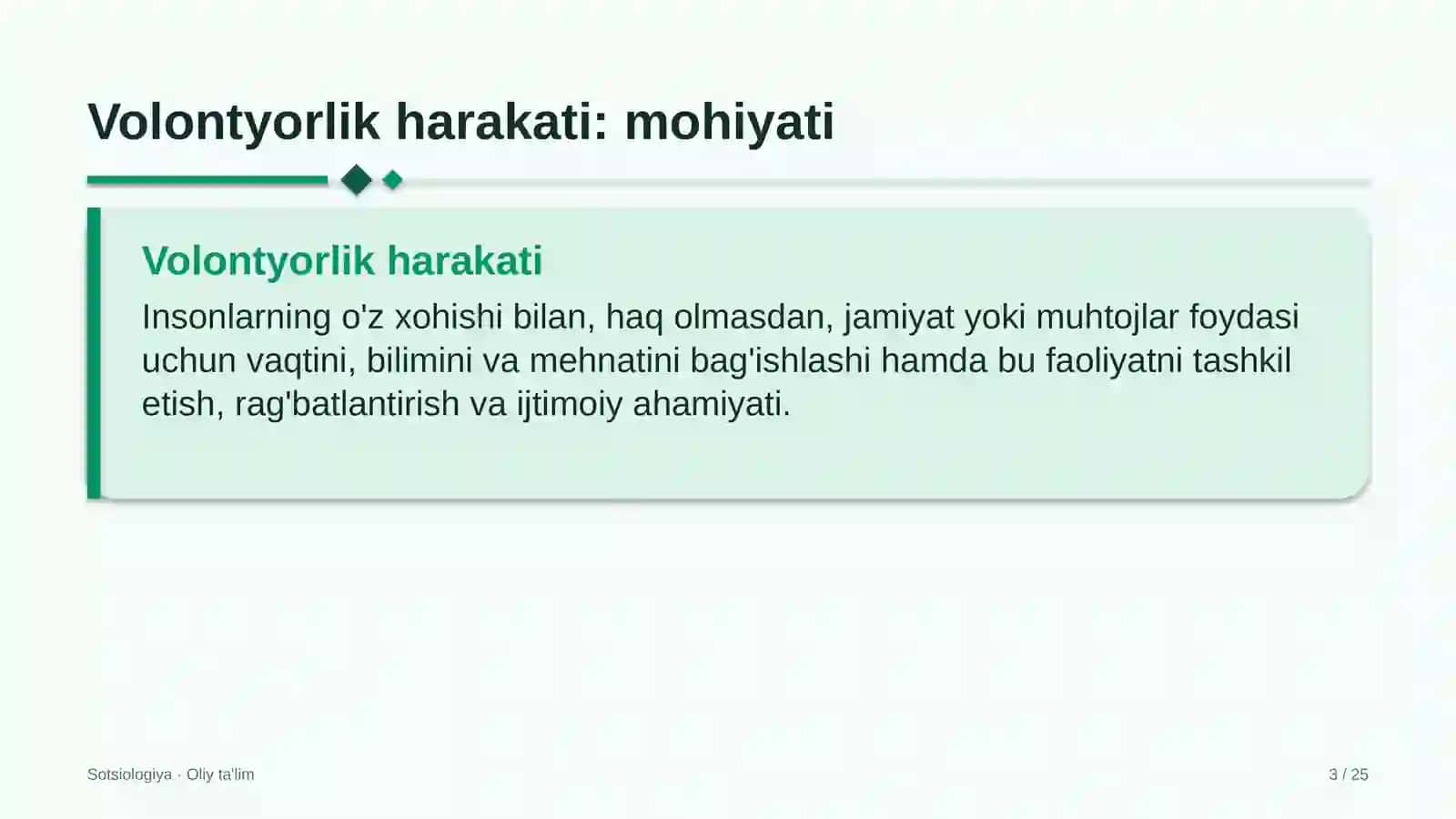 Konsalting kompaniyalarida volontyorlik harakati 3