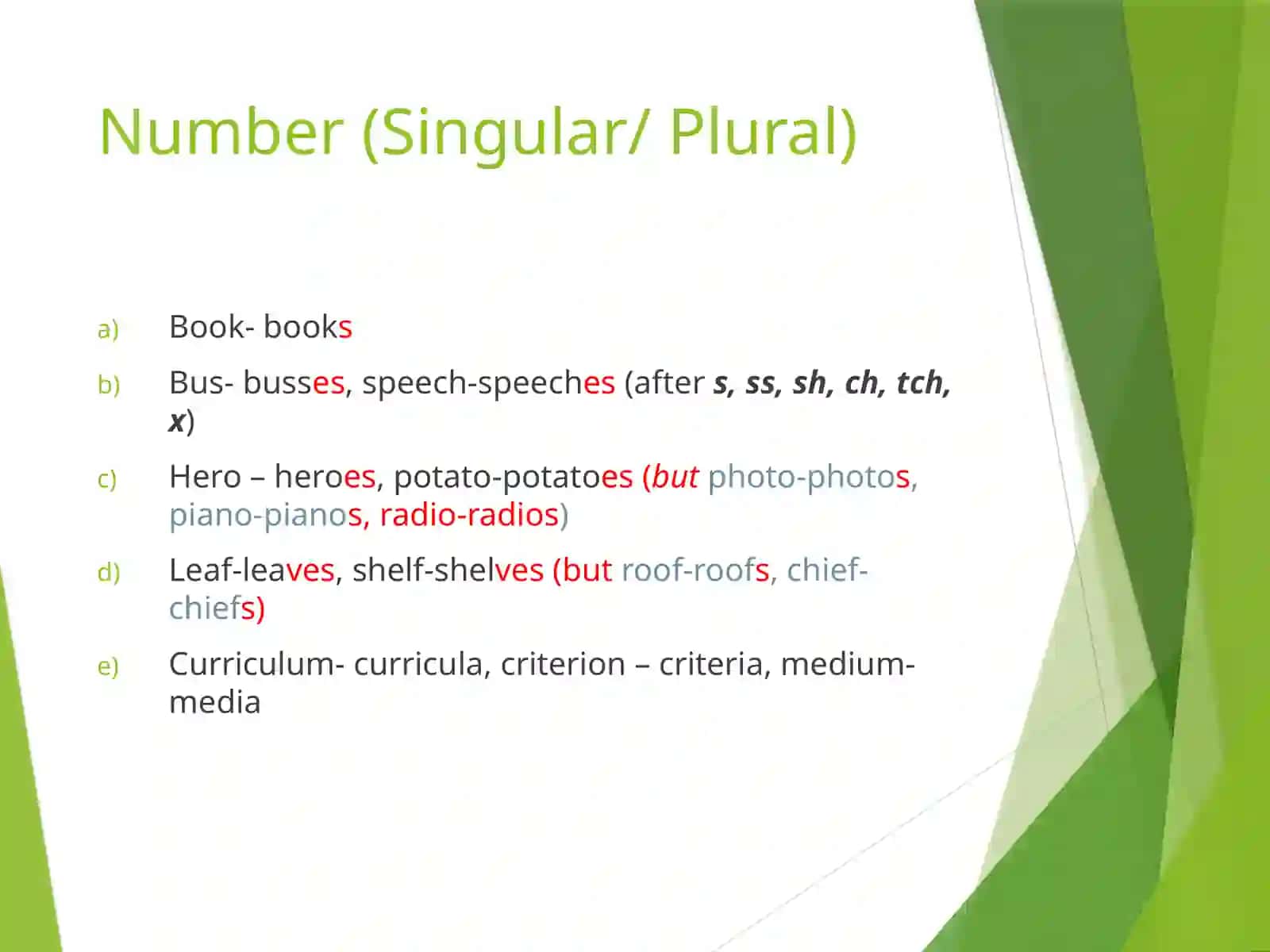 Noun. Number 3
