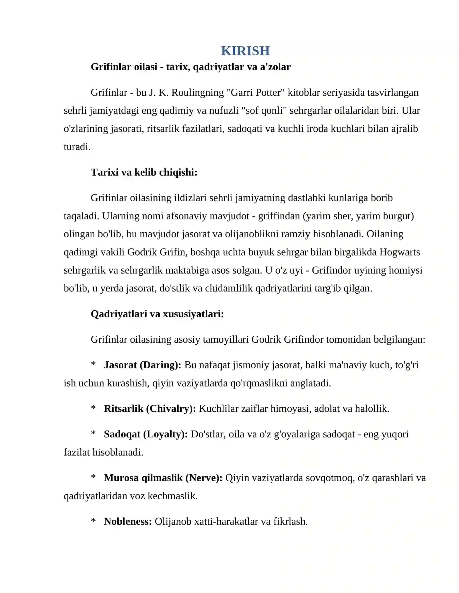 Griffinlar oilasi 3
