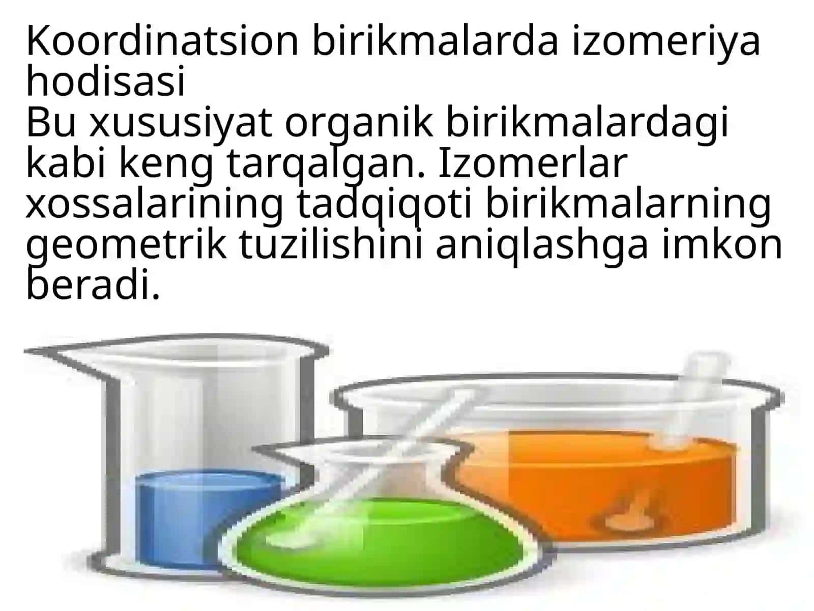 Koordinatsion birikmalarda izomeriya turlari. 3