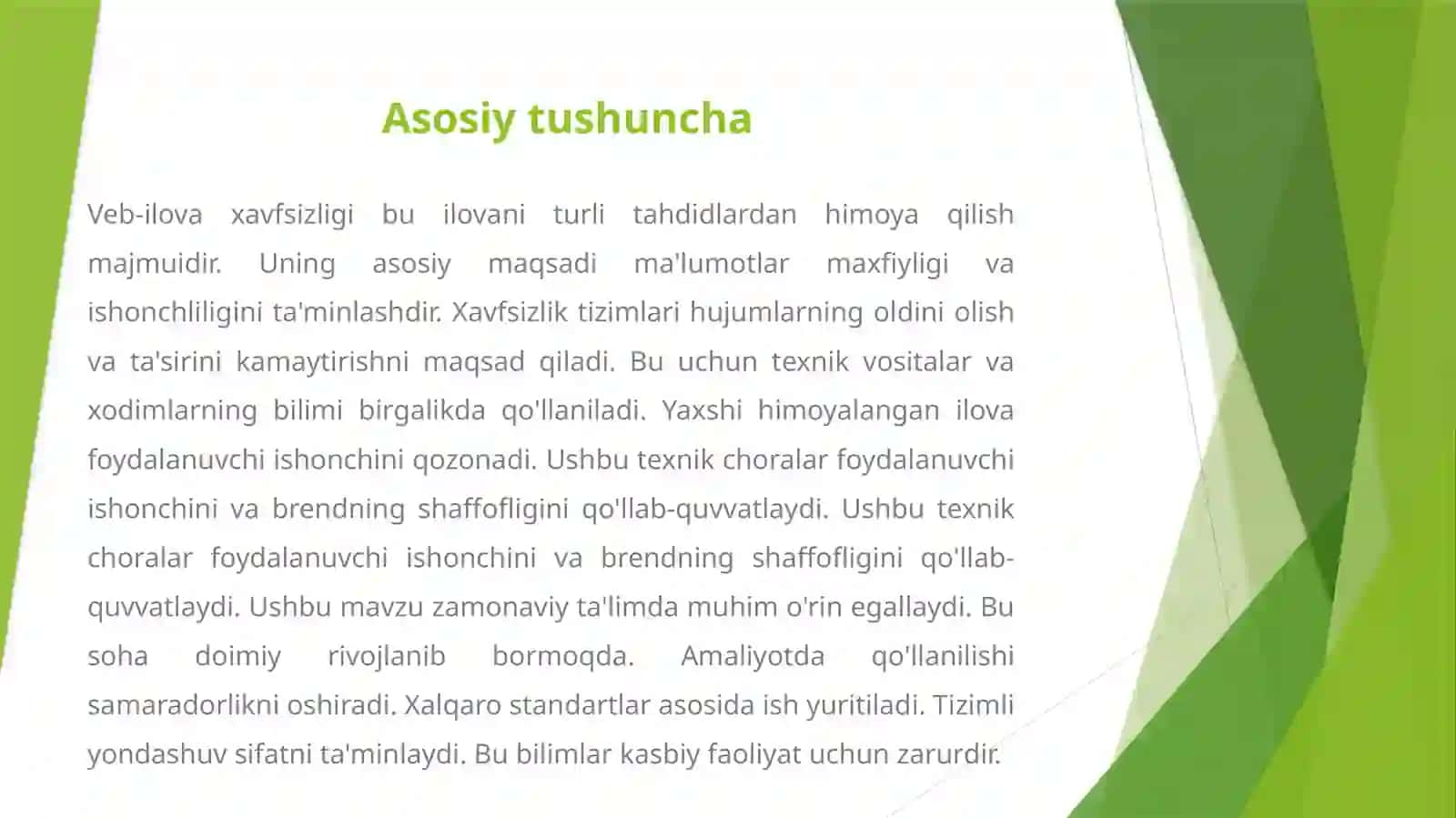 Veb-Ilovalar Xavfsizligini Ta'minlash Usullari 3