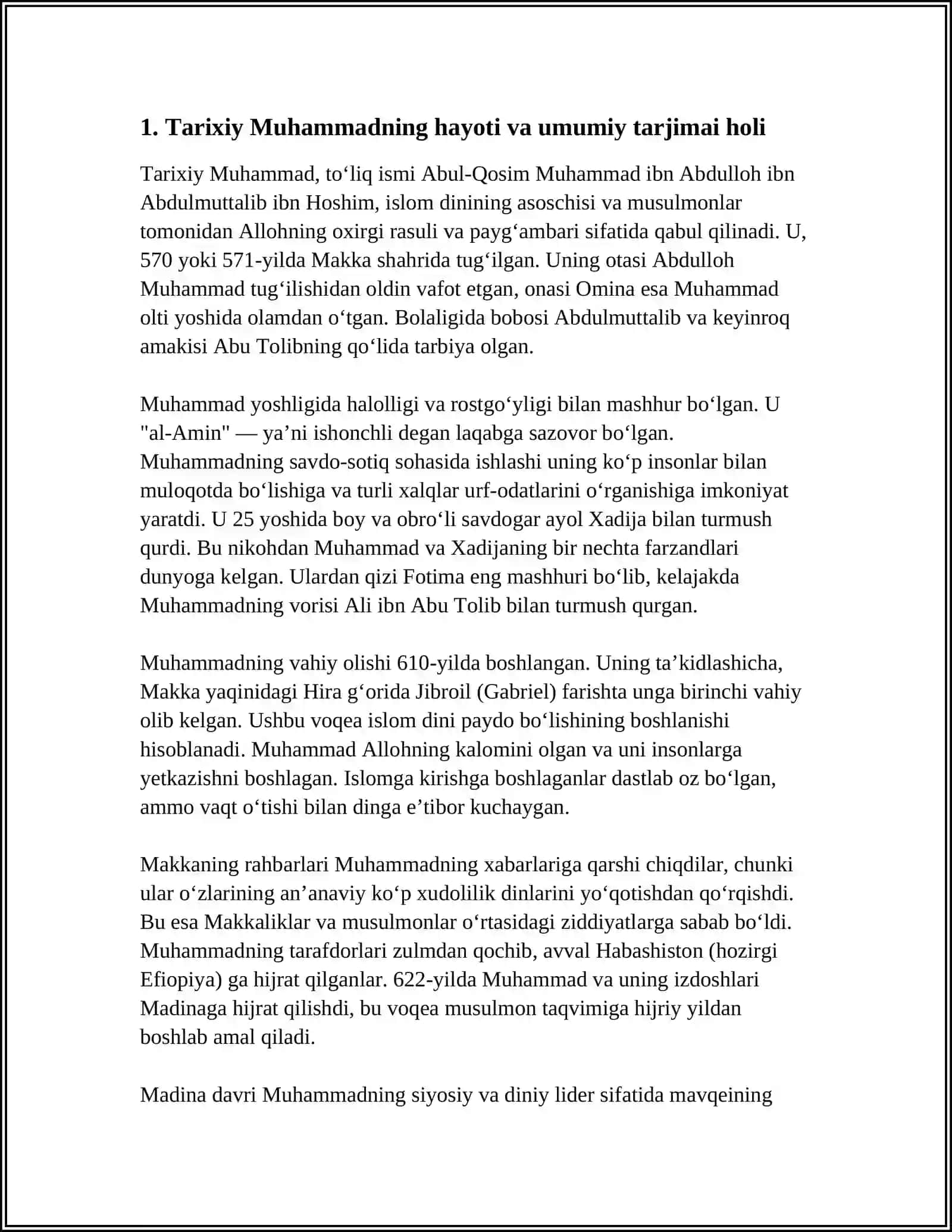TARIXIY MUHAMMAD 3