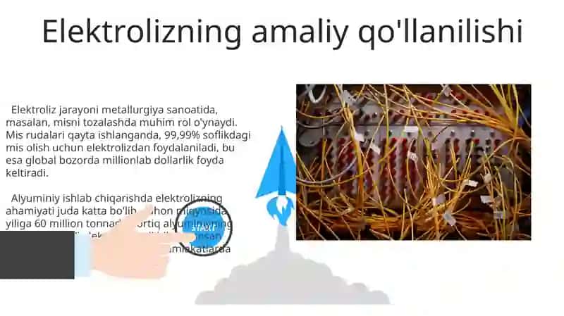 Elektroliz jarayoni 3