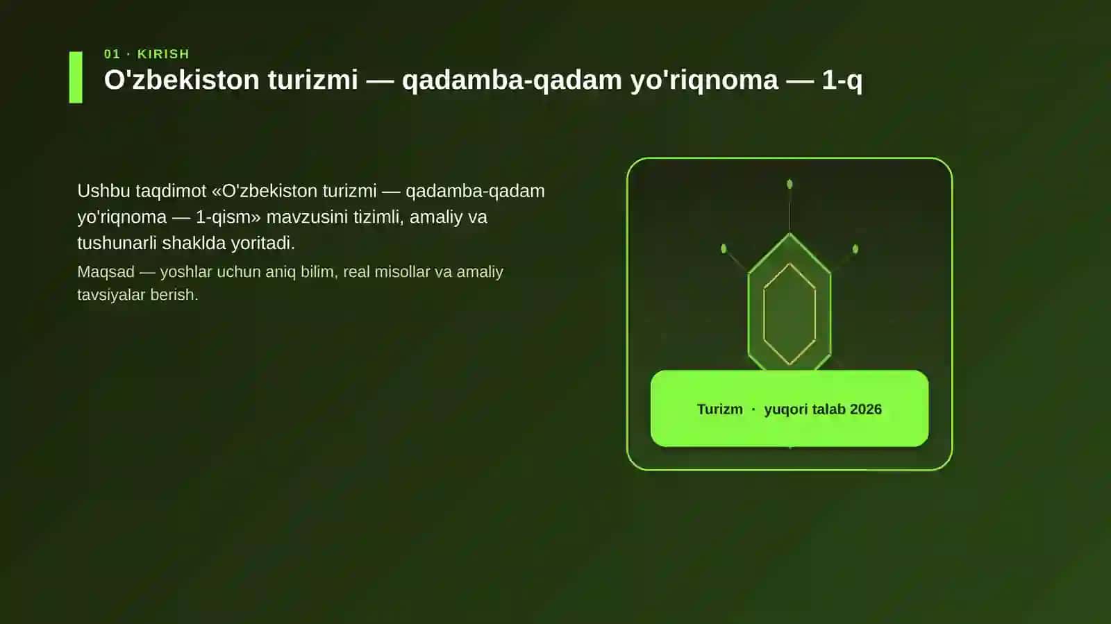 O'zbekiston turizmi — qadamba-qadam yo'riqnoma — 1-qism 3