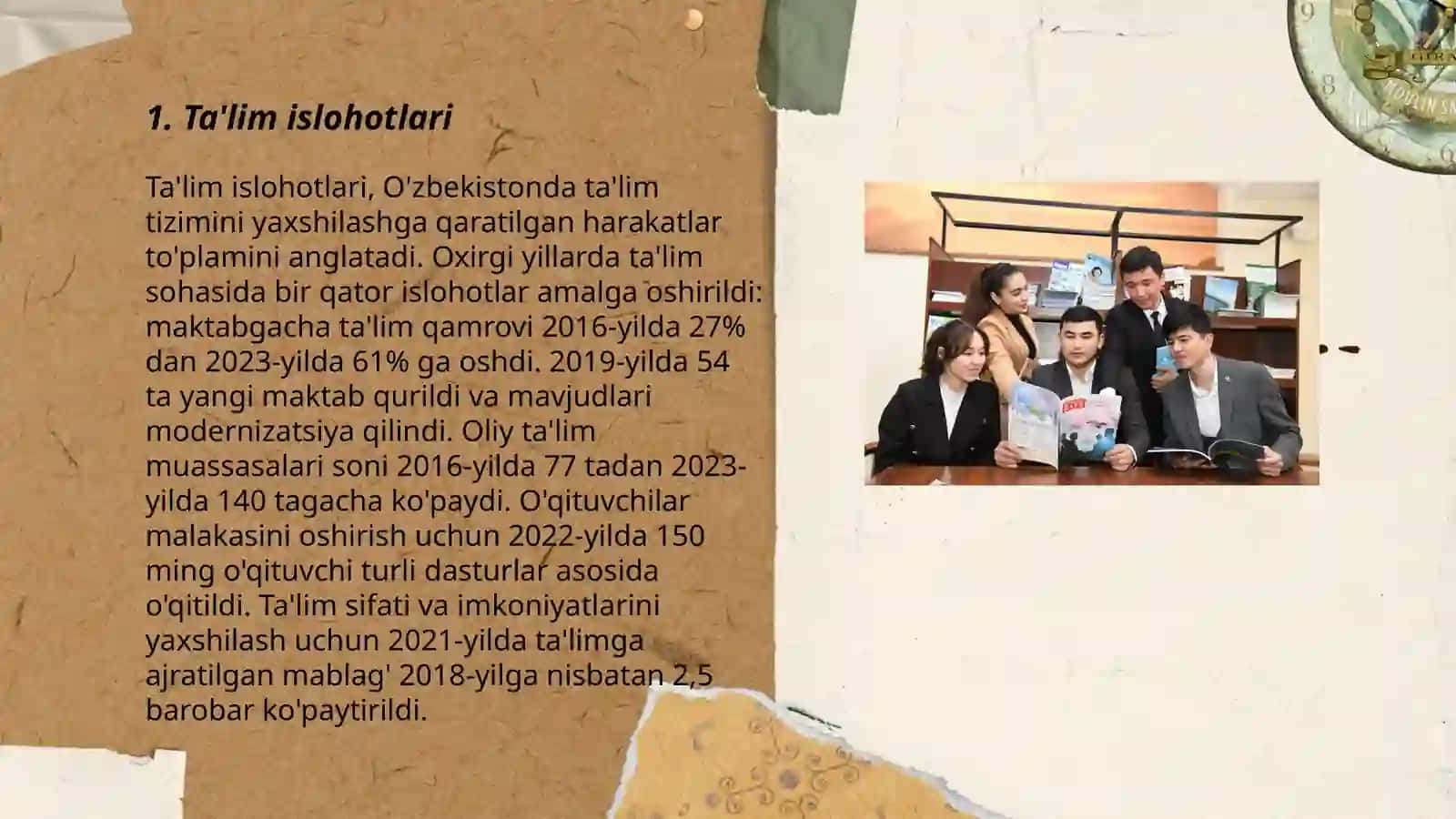 Ôzbekiston Respublikasida ta'lim tizimi rivijlantirishning konseptual asoslari 3