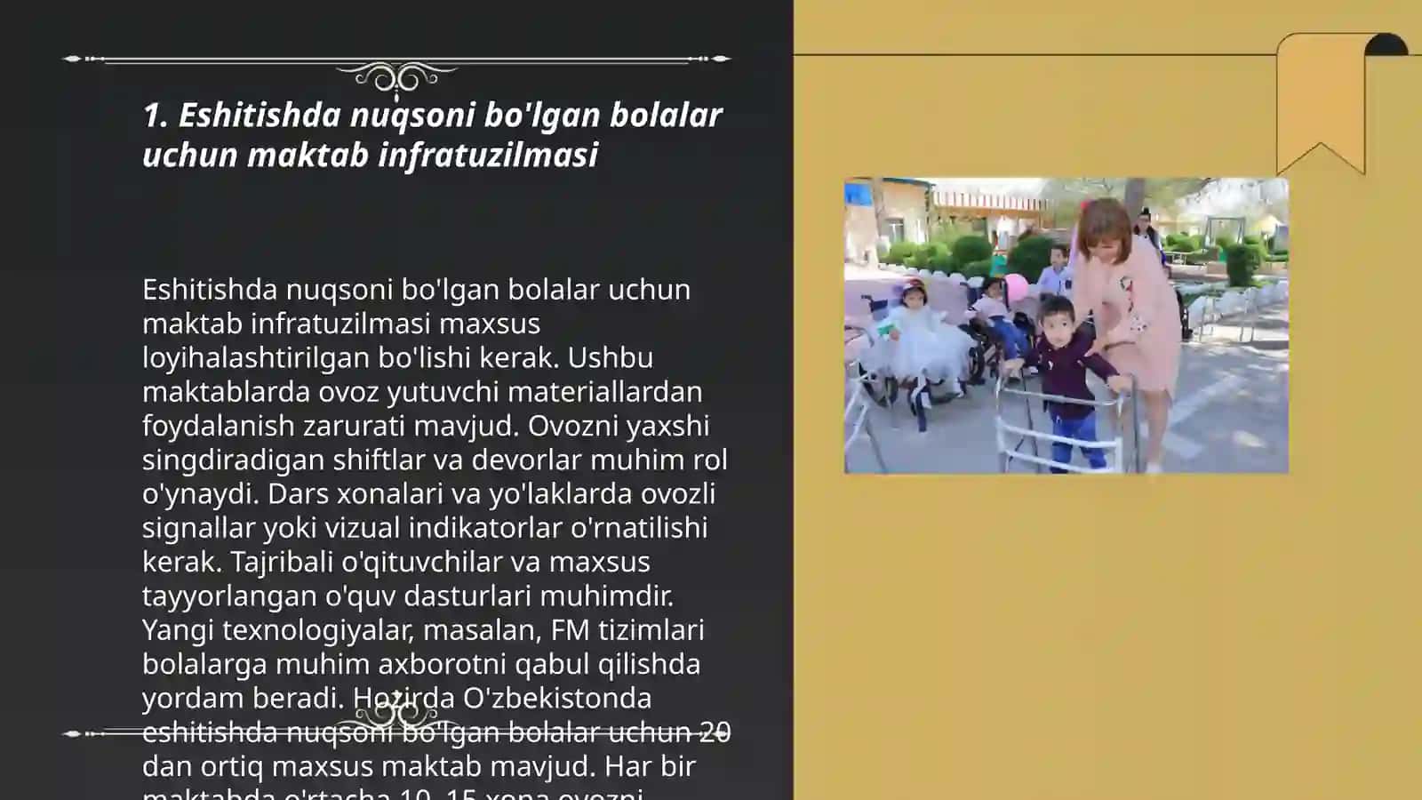Eshitishda nuqsoni bo'lgan bolalar maktab ta'limi me'yoriy 3