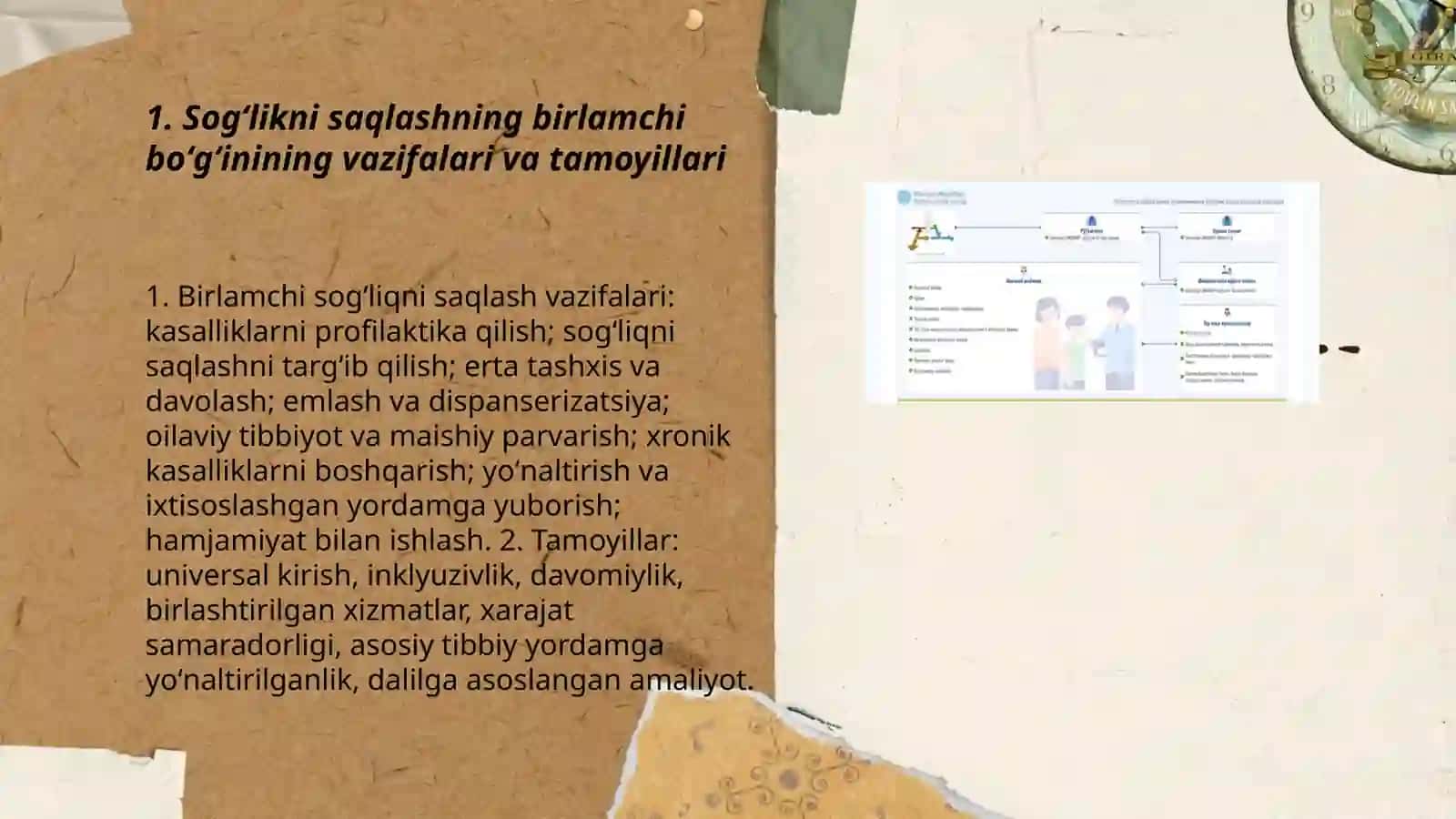 Sogʻlikni saqlashning birlamchi boʻgʻini. Oilaviy tibbiyot 3