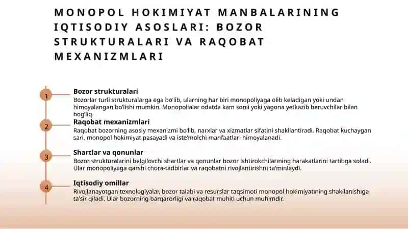 Monopol hokimiyat manbalari 3