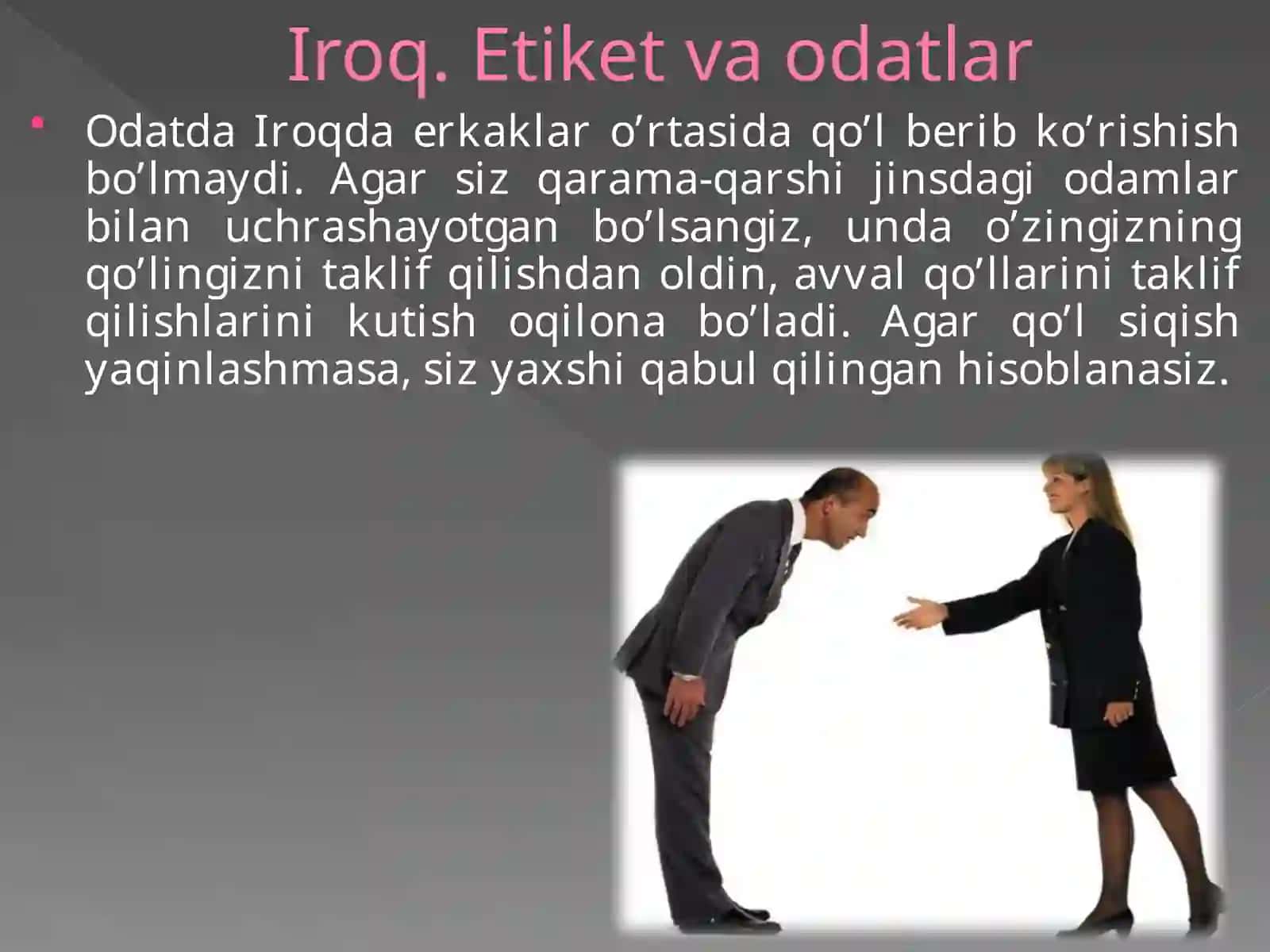 Sharqona etiket xususiyatlari 3