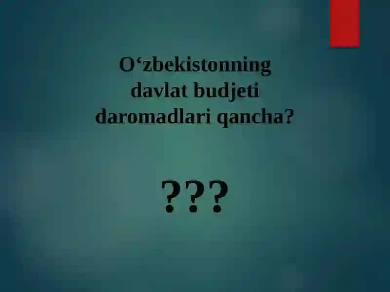 Davlat daromadlari va xarajatlari 3