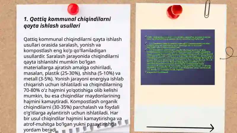 Qattiq kamunal chiqindini zararsizlantirish va utilizatsiya qilish 3