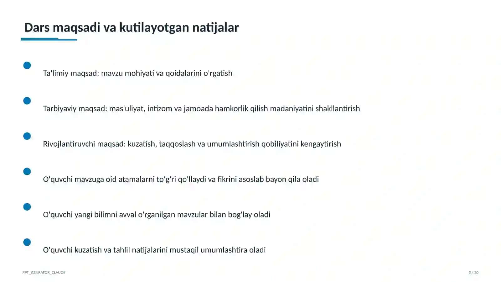 Interfaol metodlar: Klaster va Aqliy hujum 3