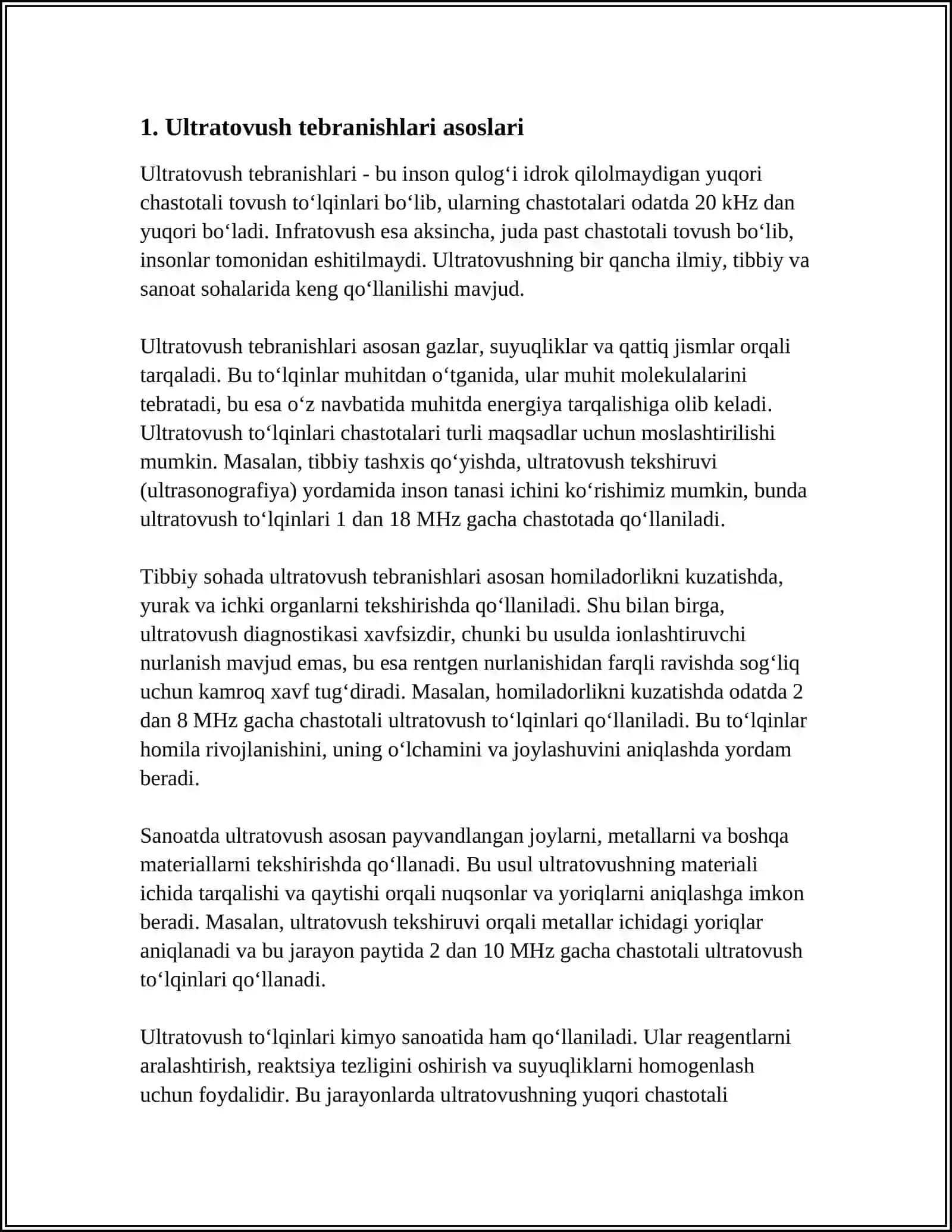 ULTRATOVUSH QURILMALARI BILAN ISHLASH PRINSIPLARI 3
