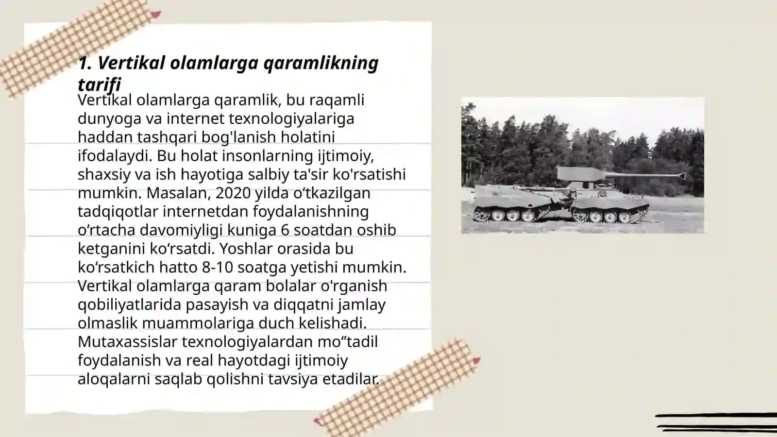 Vertula olamga qaramlik va uning oqibatlari 3