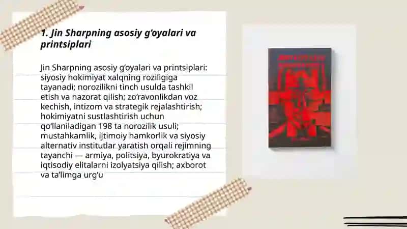 Jin Sharpning "Diktaturadan Demokratiyaga" 3