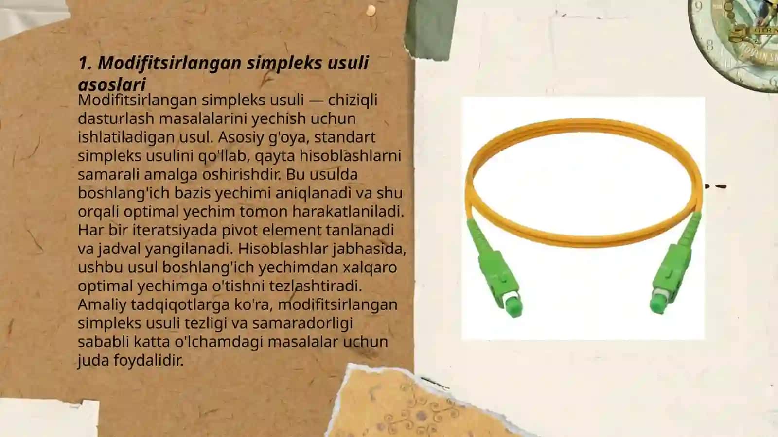 Modifitsirlangan simpleks usuli 3