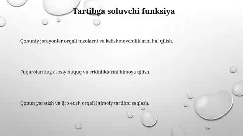 Qonuniy jarayonlar orqali nizolarni va kelishmovchiliklarni hal qilish 3