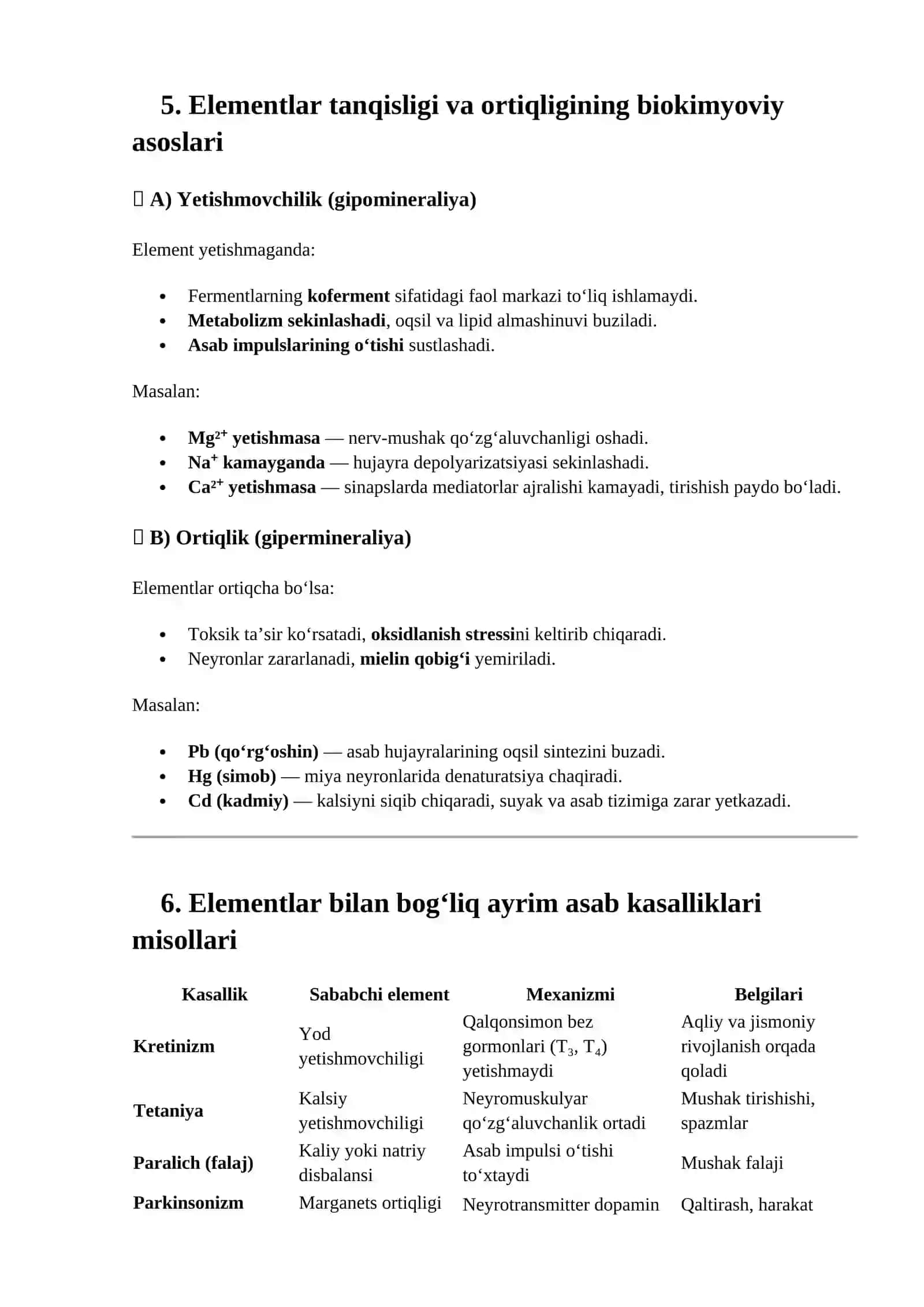 Organizmda elementlar konsentratsiyasi ozgarishi bilan yuzaga keladigan endemik va asab kasalliklari 3