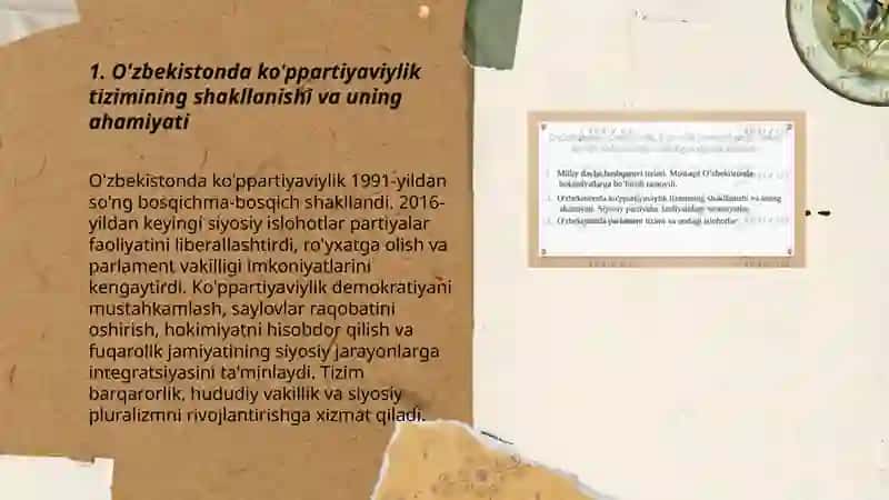 Siyosiy Islohotlar 3