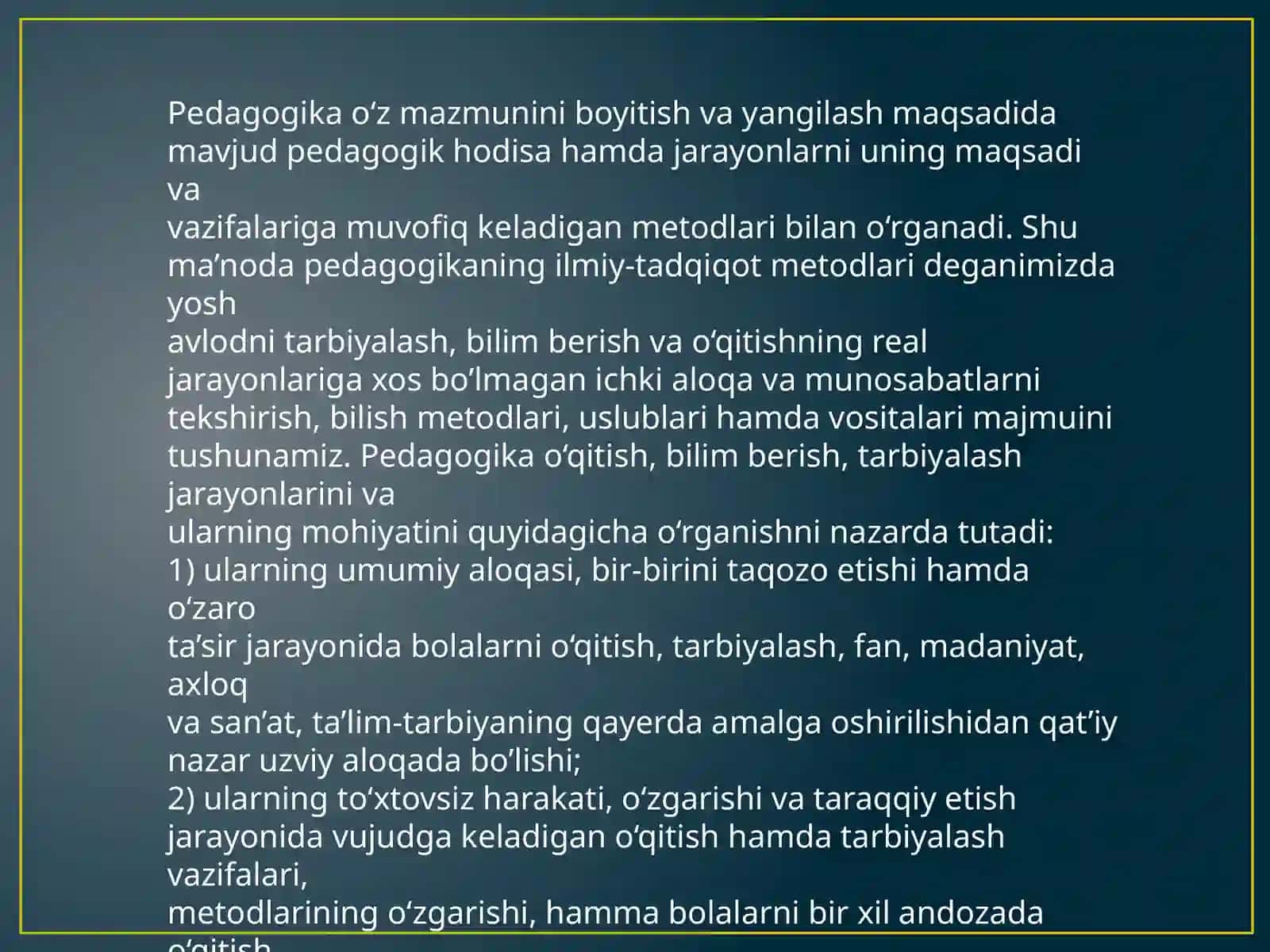 pedagogikaning ilmiy tadqiqot metodlari 3