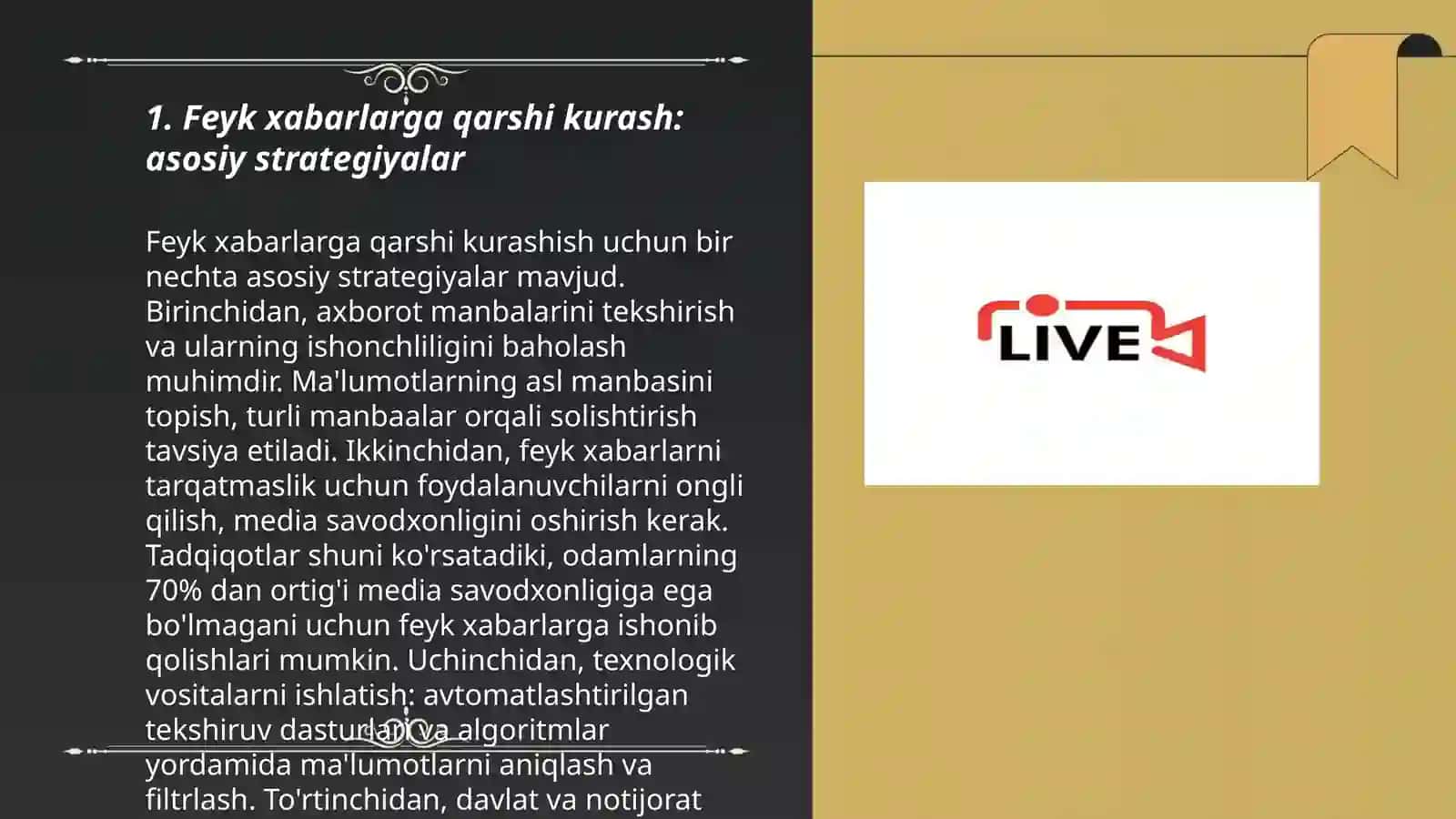 Feyk xabar yoki yolgʻon axborotga qarshi immunitetni shakllantirish 3