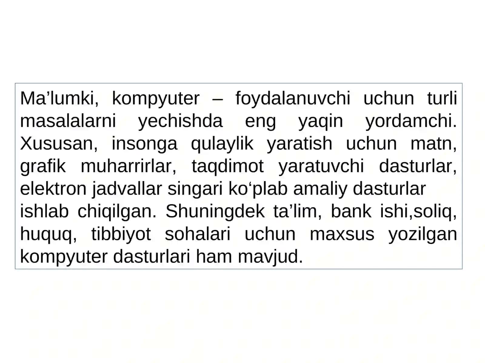 Dasturlash asoslari. Python dasturlash tili 3