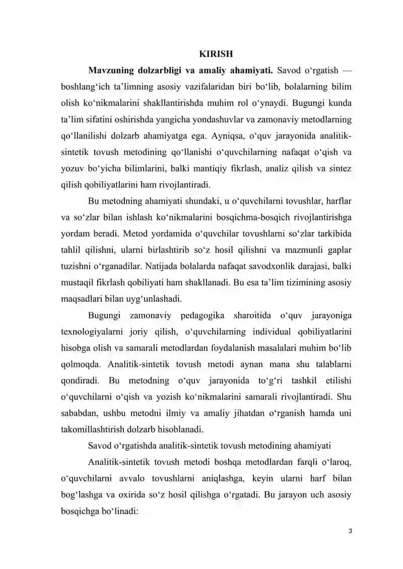 Savod oʻrgatishdagi analitik-sintetik tovush metodi va uning xususiyatlari 3