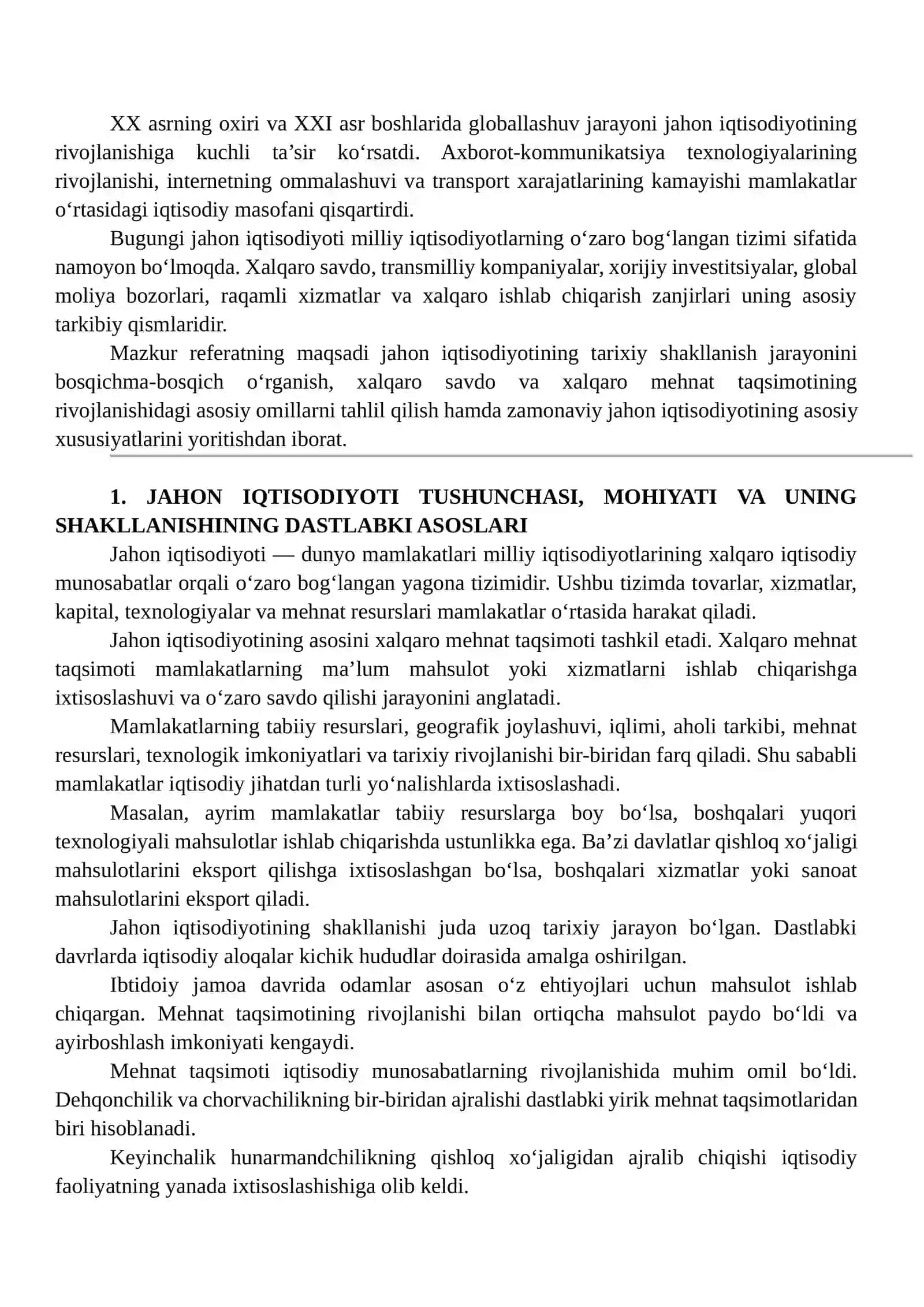JAHON IQTISODIYOTINING SHAKLLANISH BOSQICHLARI 3