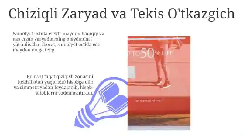 Chiziqli Zaryad va Tekis O'tkazgich 3