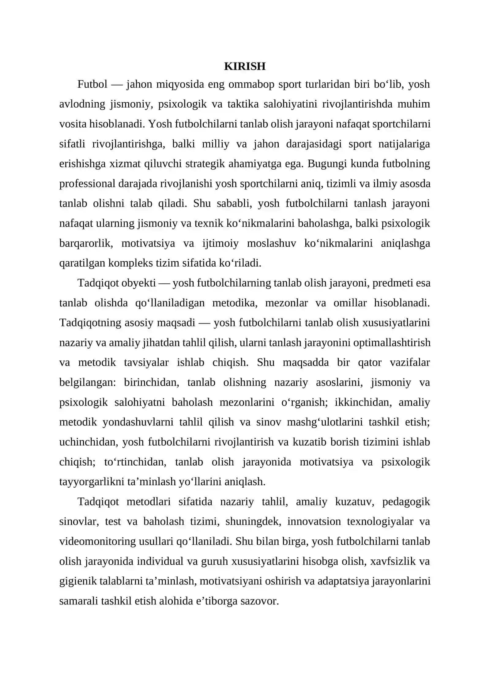 YOSH FUTBOLCHILARNI TANLAB OLISH XUSUSIYATLARI 3